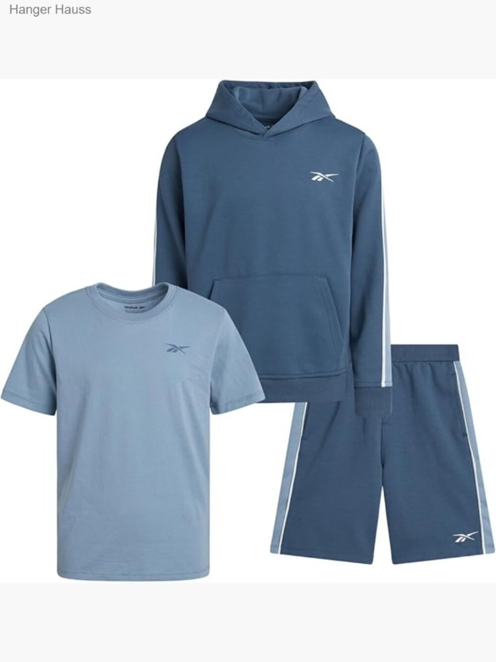 Boys Active Shorts Set 2pc 3pc Hoodie Shirt Sweatshirt Gym